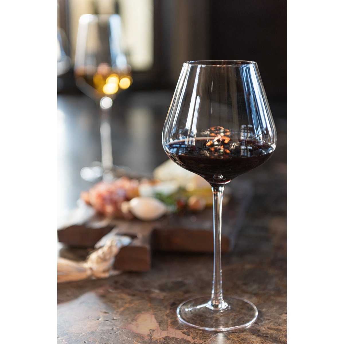 Verre à vin blanc J-Line en cristal, design élégant et transparent