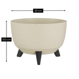 Jardinière d'extérieur Doppio Beige