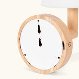 Applique murale rechargeable en bois marron clair Ted
