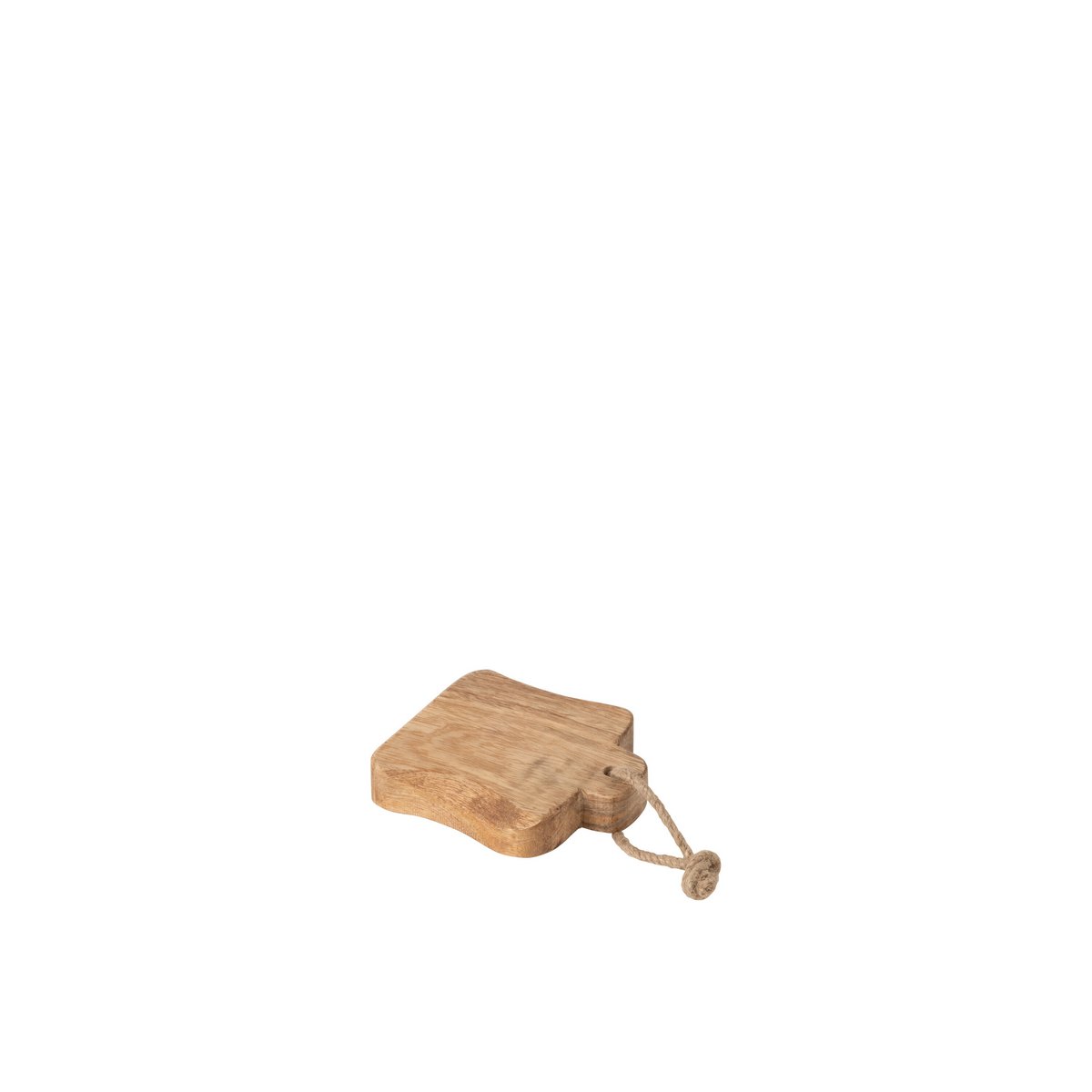 Planche à découper J-Line Organic en bois naturel, vue de face