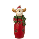 Photophore Renne J-Line en polyresine, ambiance festive