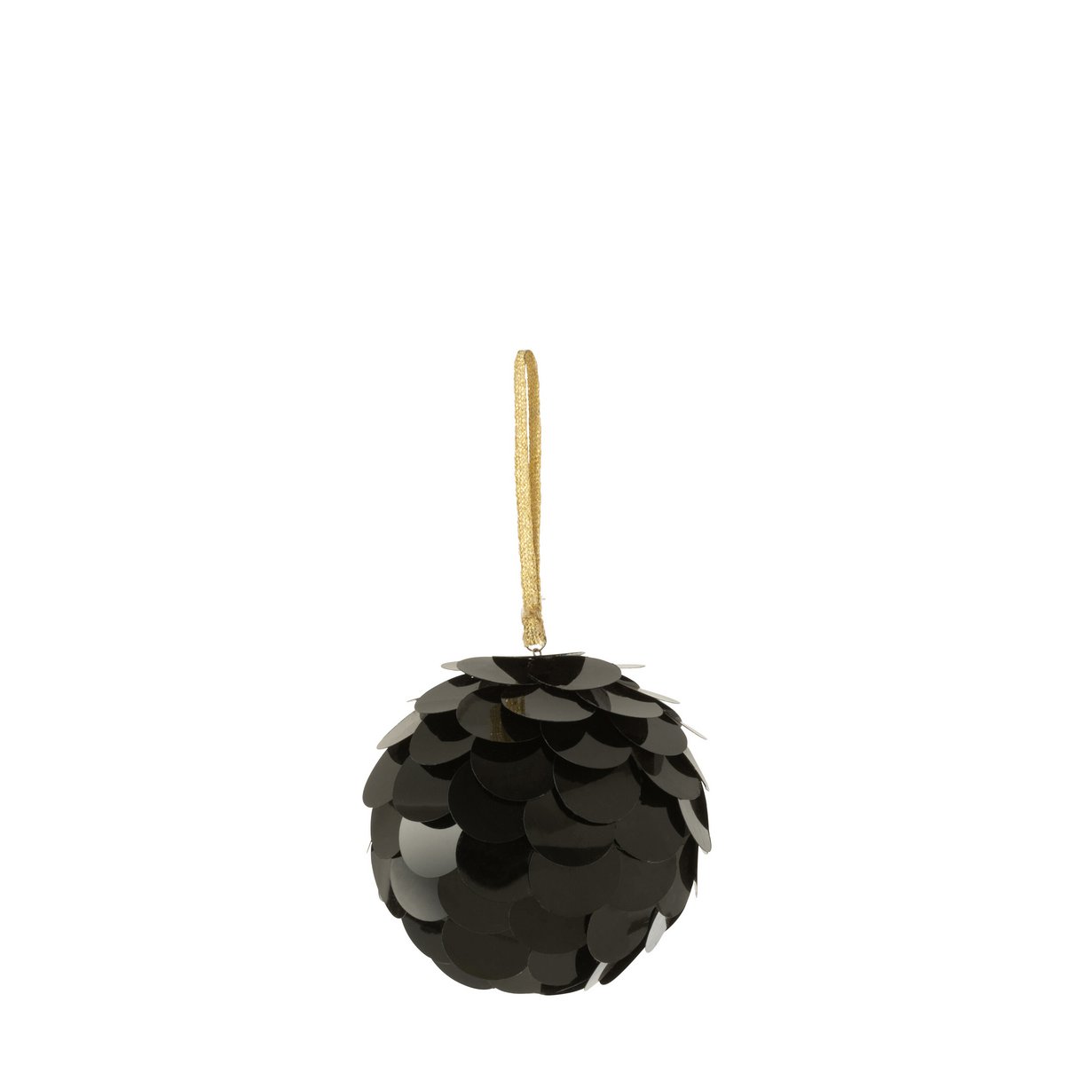 Détail de la suspension J-Line Boule Paillettes, texture pailletée