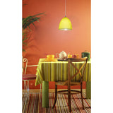 Lampe à pendentif en silicone "Catinus" Ø 25cm, en silicone vert, E27