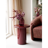 Otago Table d'appoint, bordeaux, ø45x50 cm