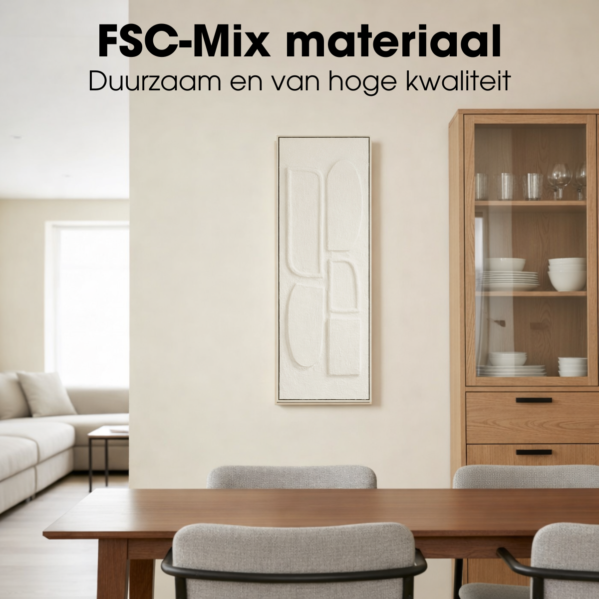 Décoration murale Mica dans un cadre minimaliste