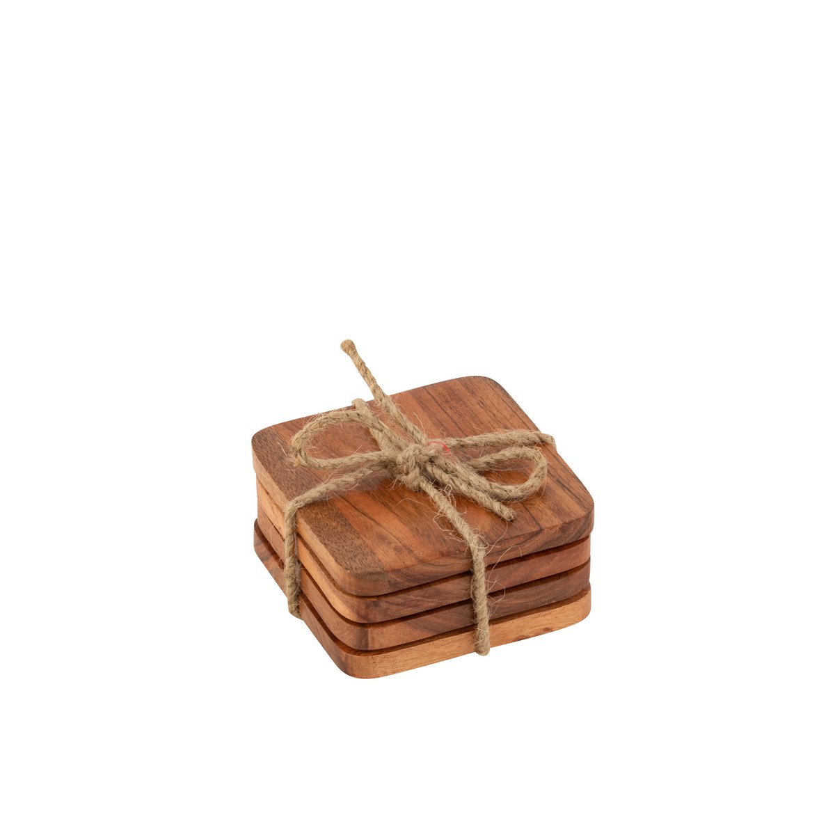 Dessous de verre J-Line en acacia, ambiance scandinave