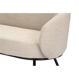Dimensions du canapé Mars, largeur 135,5 cm, profondeur 69,5 cm