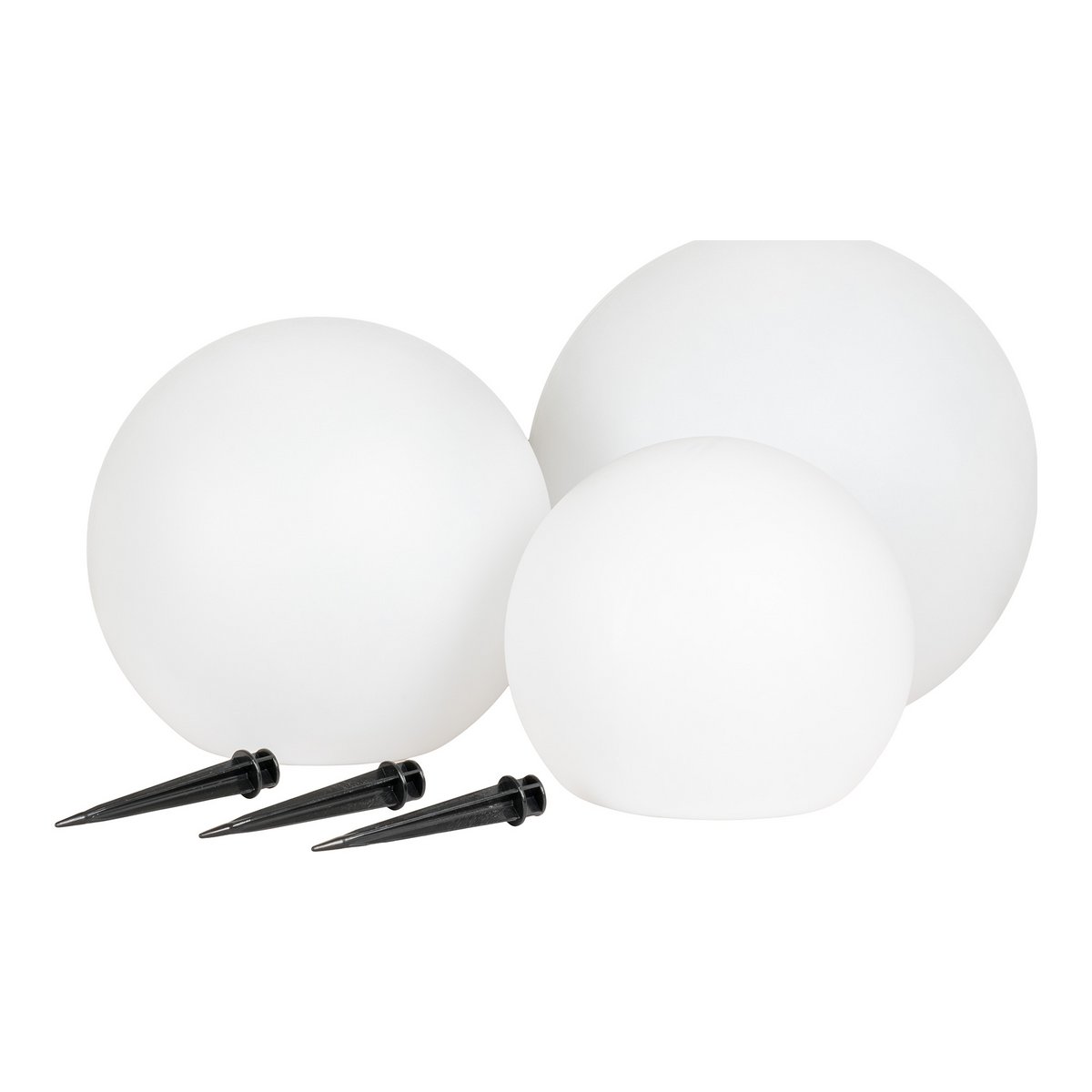 Lampe LED Lifton en extérieur sur une terrasse, illuminant l'espace