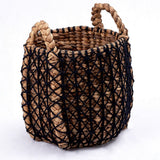 Panier à linge PRAYA | Panier à plantes en jacinthe d'eau