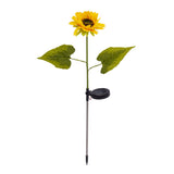 Lot de 2 piquets solaires "Tournesols" h : 78,5cm