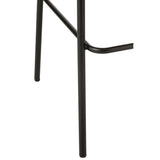 Chaise de bar J-Line Lone avec un éclairage chaleureux