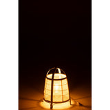 Détail du tissu en coton de la lampe J-Line Rya