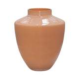 Vase Tugela pastel pêche en verre soufflé