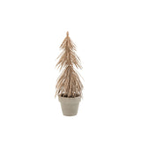 Pin J-Line In Pot Glitter multicolore avec finition brillante pour décoration de Noël.