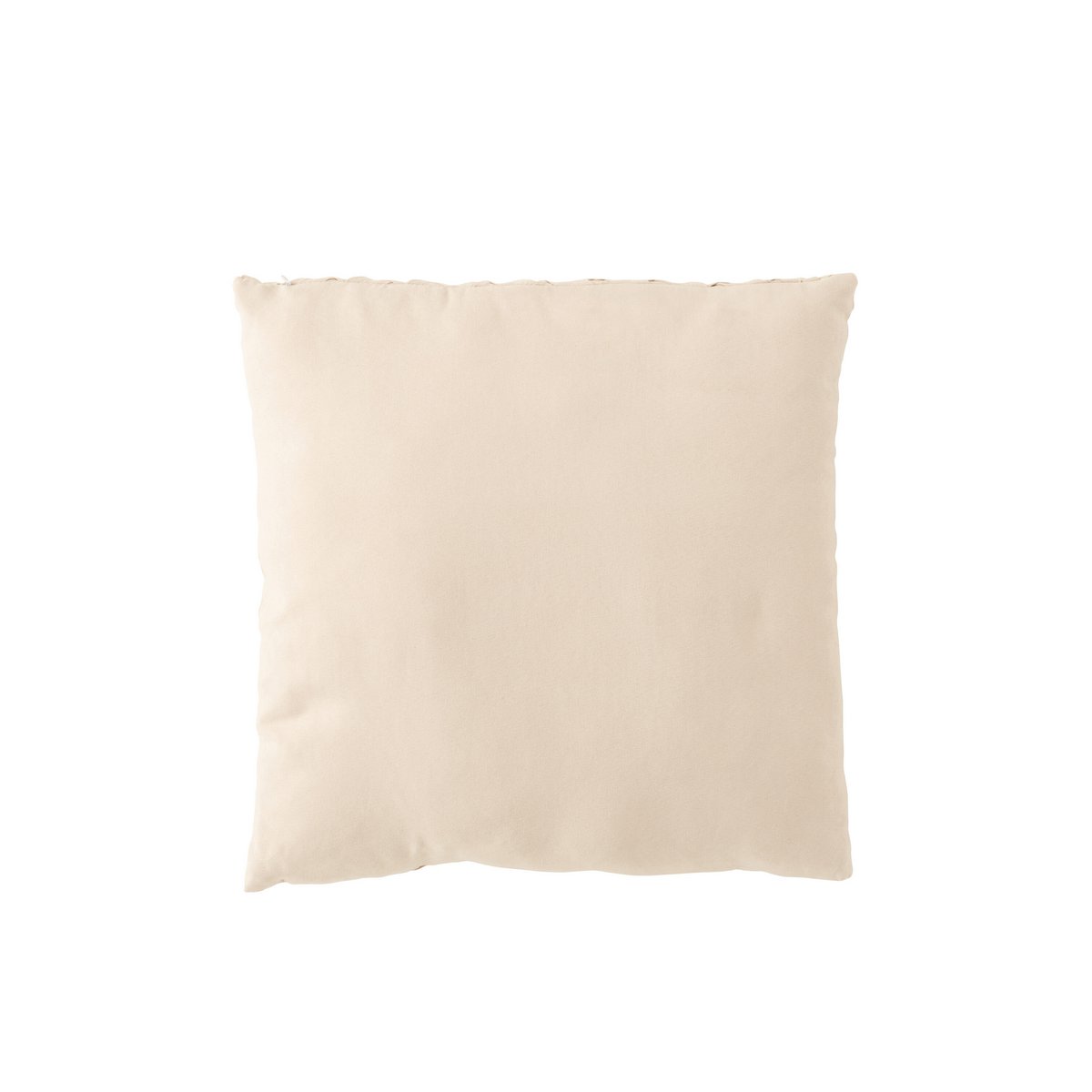 Coussin J-Line Woven beige avec texture tissée