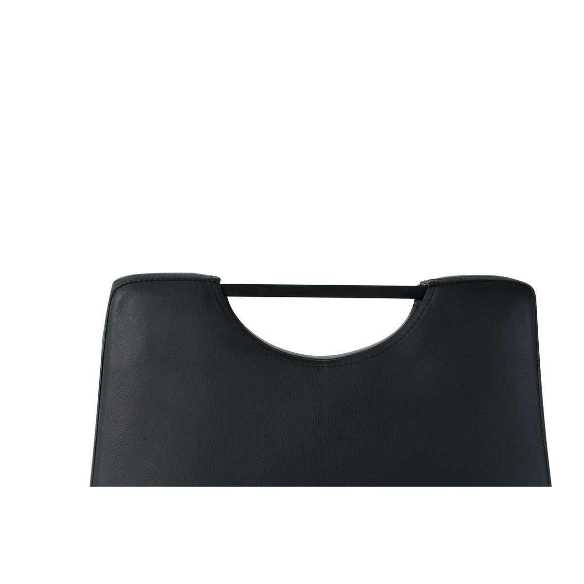 Chaise cantilever noire dans un bureau contemporain