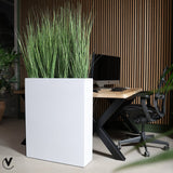 Cache-pot en MDF blanc brillant Dakota du Nord