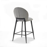Tabouret de bar Cuba Taboitement aragon gris