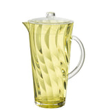 Carafe J-Line Wave remplie d'eau, ajout de couleur à la table