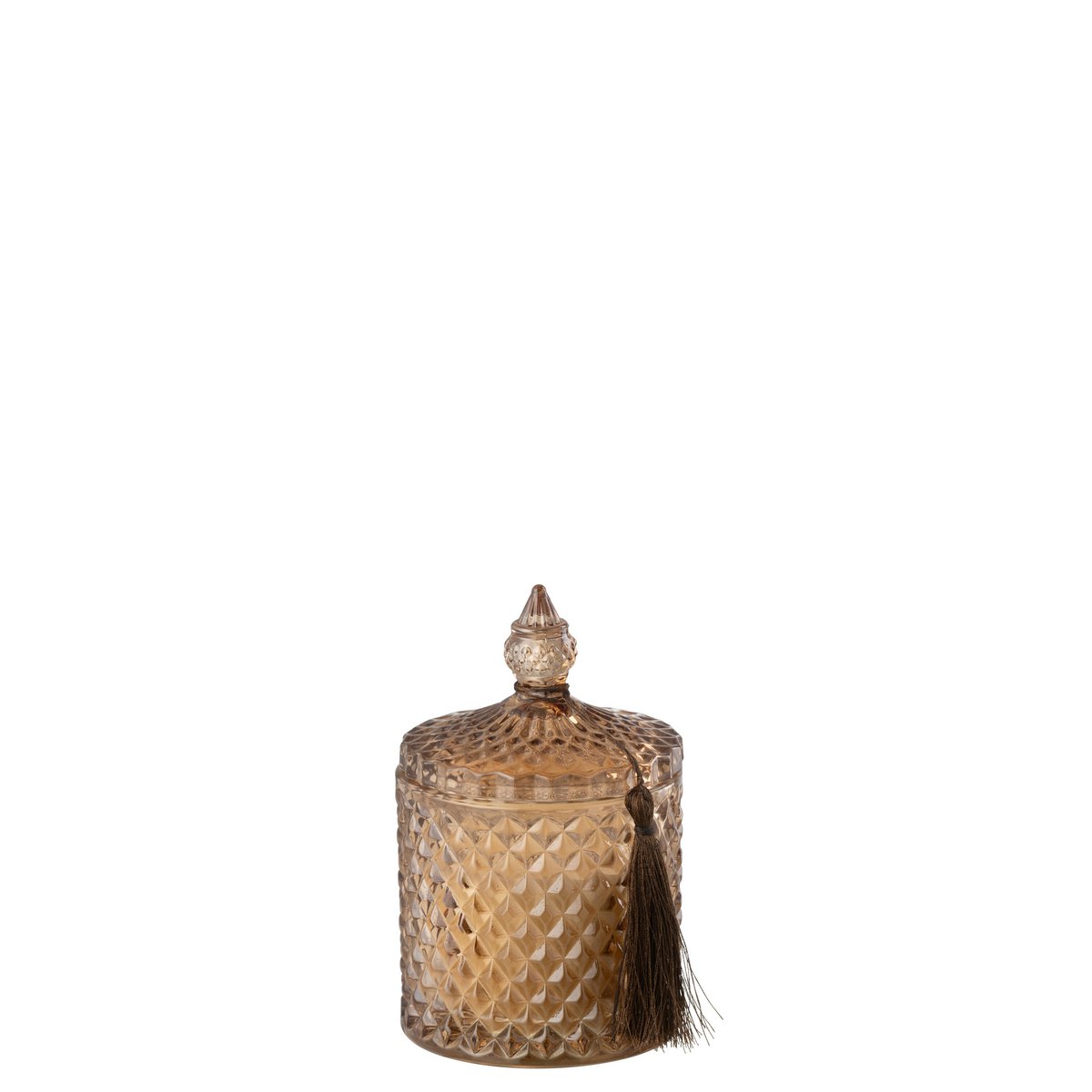 Bougie parfumée J-Line avec couvercle, vue de face