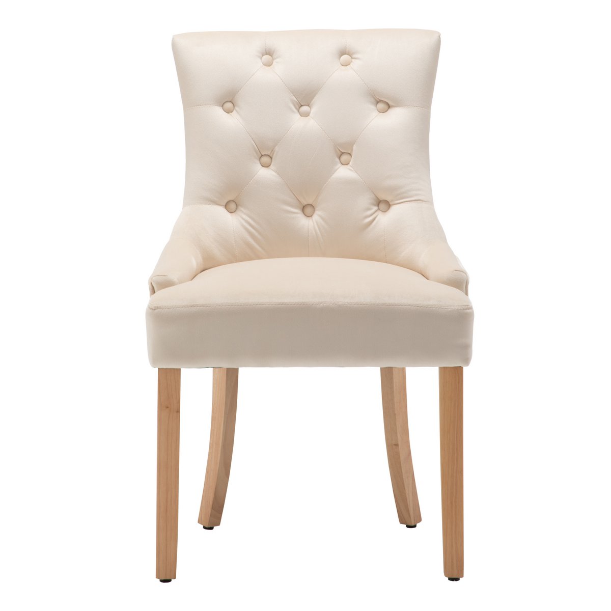 Détail de l'anneau de poignée chromé sur la chaise Moebilia