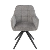 Détail du siège en acrylique de la chaise Louna J-Line