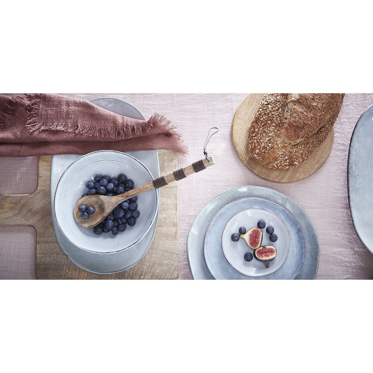 Zoom sur les pièces du service de table Tabo
