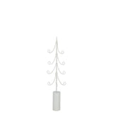 Arbre J-Line en métal blanc dans un intérieur contemporain