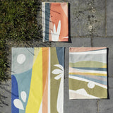 Torchon recyclé Revao Multico 50 x 70 - design coloré et élégant
