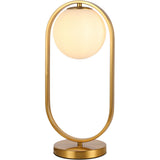 Lampe à Poser Emma Or Blanc