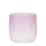 Cache-pot gradué en céramique rose Ø9 cm