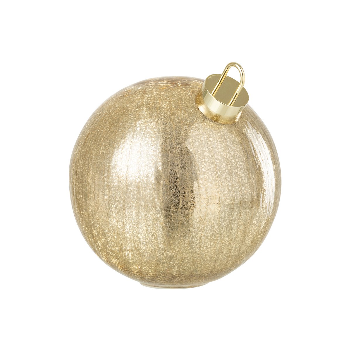 Boule de Noël J-Line en verre doré - décorations de table