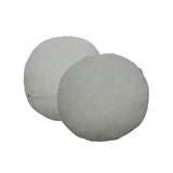 Coussin en coton Jade vieux bleu dia 60