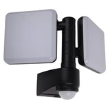 Lampe murale externe LED "Jaro" avec détecteur de mouvement à 360 °, en plastique en anthracite, avec LED intégré