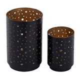 Solder Tealight Masterbox 16X 2 Set Starry Sky Candlers Around Black Gold