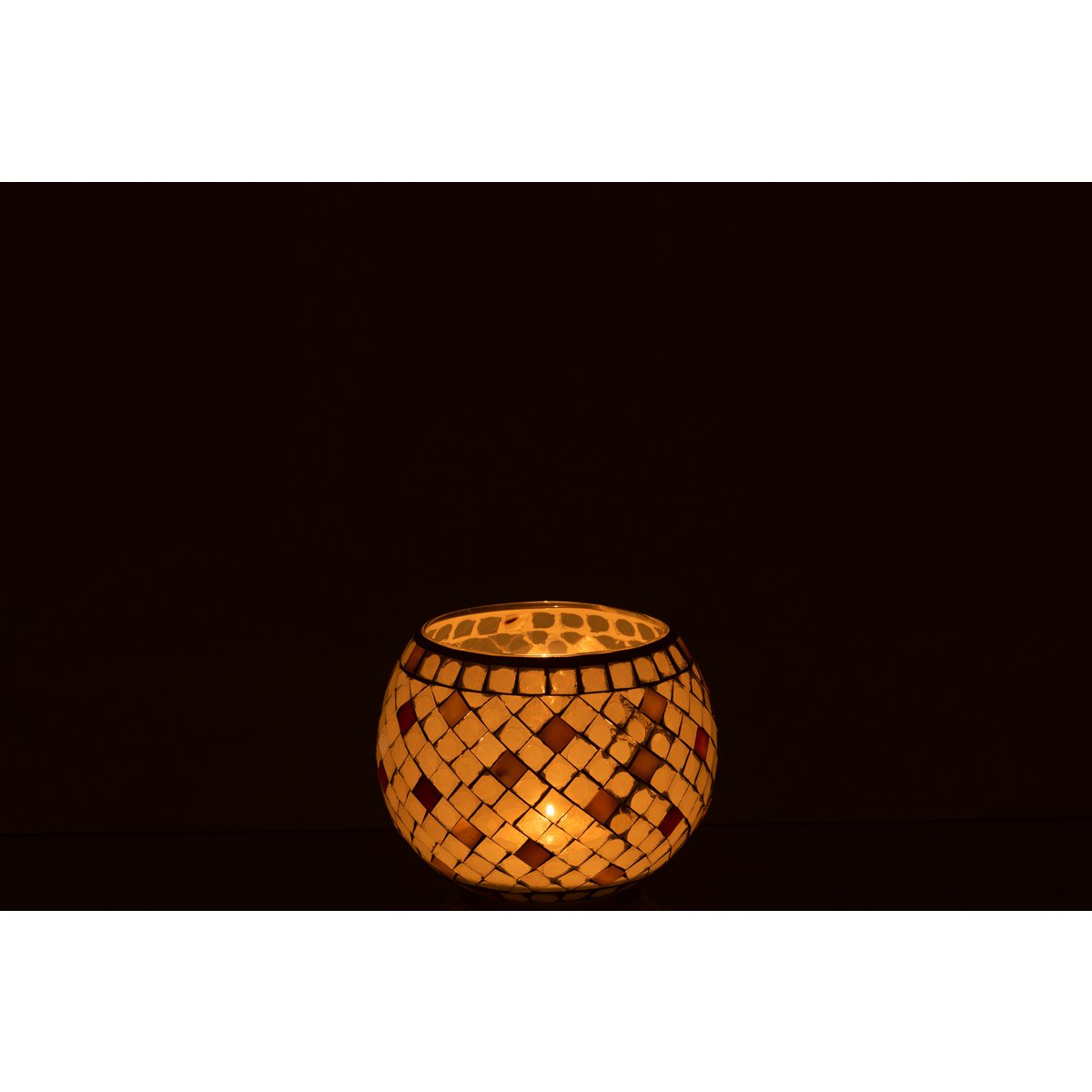 Photophore Mosaic Round J-Line, ambiance lumineuse