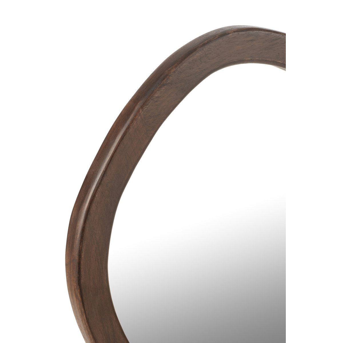 Miroir J-Line Whisp en bois naturel - vue frontale
