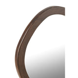 Miroir J-Line Whisp en bois naturel - vue frontale