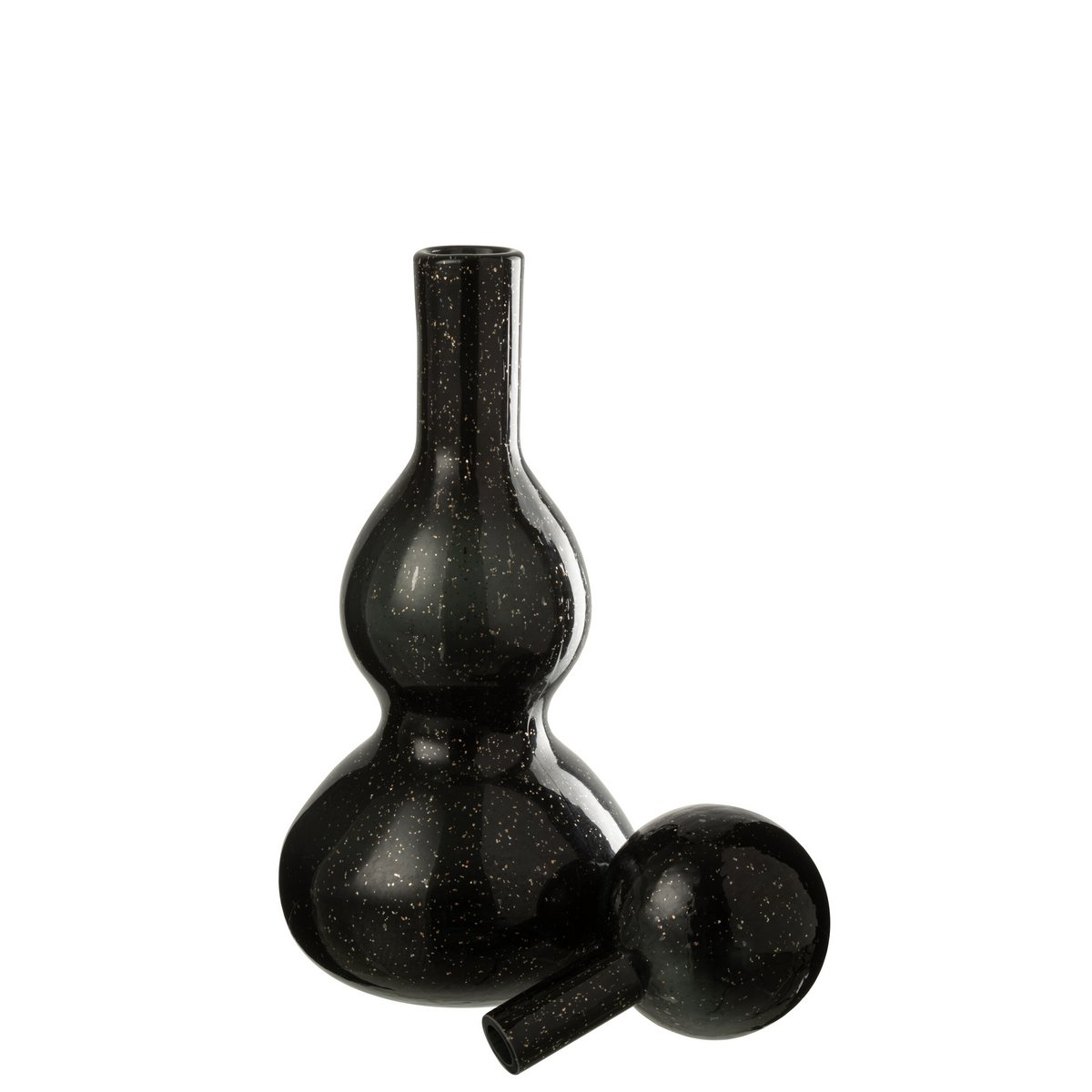 Bouteille Carol J-Line en verre noir, design moderne et élégant