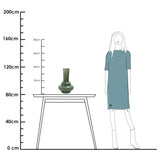Vase Bolombo Elite en verre vert
