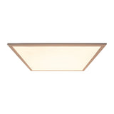 Panneau LED Light "Nico", lampe à plafond métallique fonctionnelle et le plastique en blanc, avec des LED fixes et de nombreuses fonctions, idéales pour le bureau, la pratique ou l'atelier, env. 45 x 45 cm