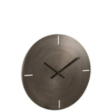 Vue latérale de l'horloge J-Line montrant la finition métallique