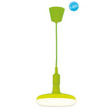 Lampe à pentence "UFO" LED Green suspension de lampe en plastique avec une prise E27 comprenant la lampe