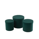 Détail du matériau en velours vert de la boîte J-Line