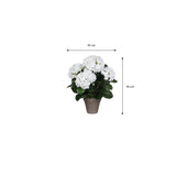 Plante artificielle Hortensia Blanc