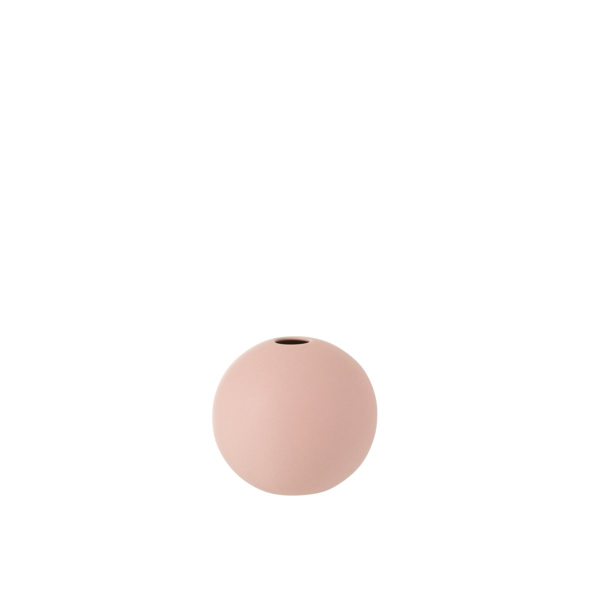 Vase Bol en Céramique Rose, mise en scène avec des fleurs pour une ambiance moderne