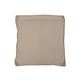Coussin J-Line Square grand format en osier et textile naturel