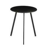 Table d'appoint d'extérieur Seattle Noir