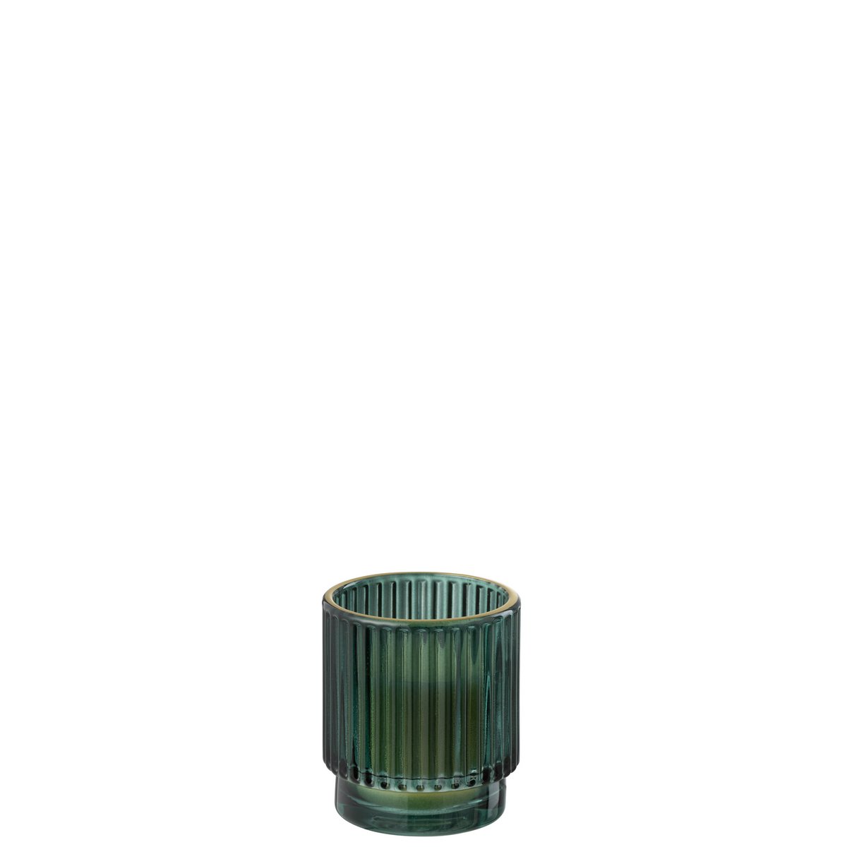 Bougie parfumée J - Breeze en cèdre vert sur fond neutre