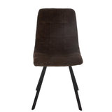 Détail du tissu polyester de la chaise J-Line Clark, texture raffinée